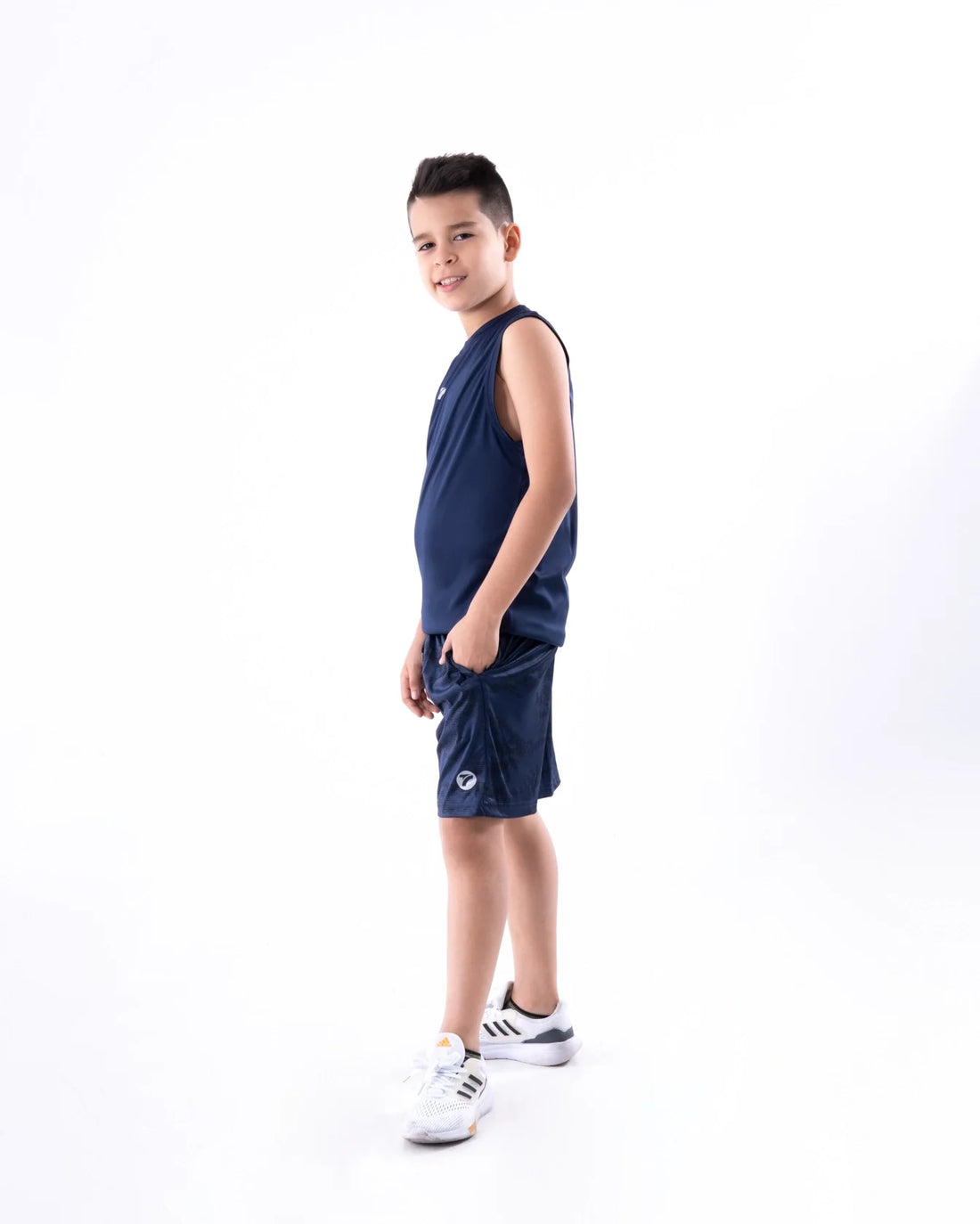 CAMISILLA JUNIOR UNICOLOR - AZUL TURQUI