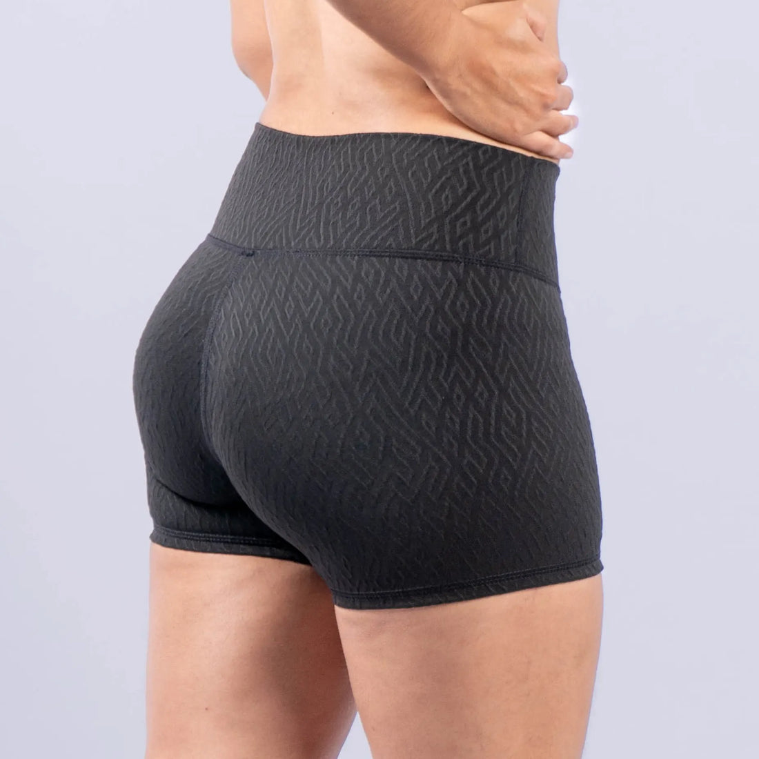 SHORT EXTRACORTO TEXTURIZADO-NEGRO