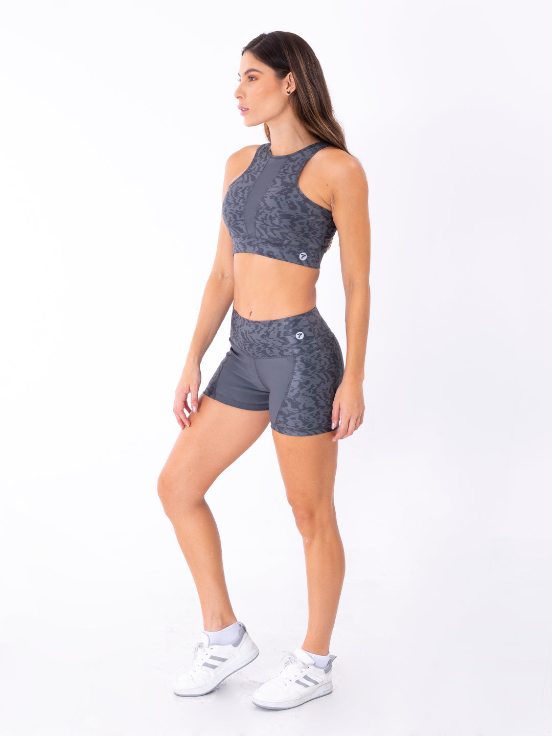 SHORT CHIC C001 - GRIS OSCURO