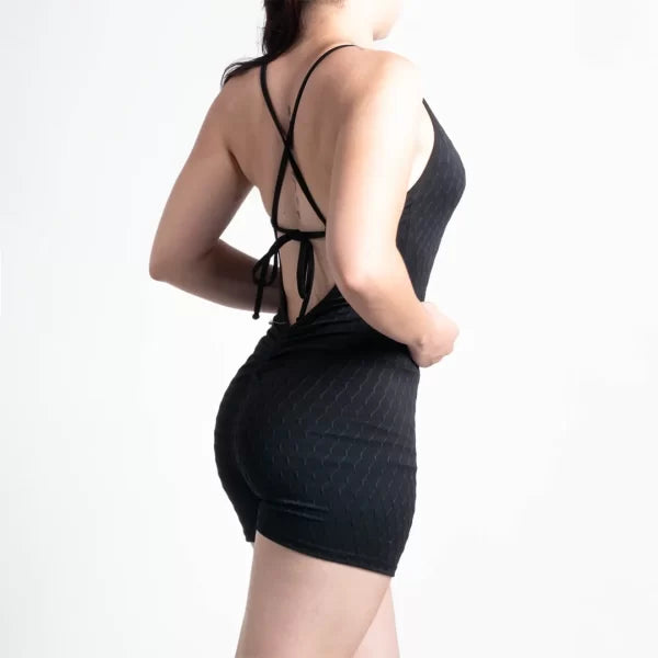 ENTERIZO SALMA CORTO CAPRICE-NEGRO