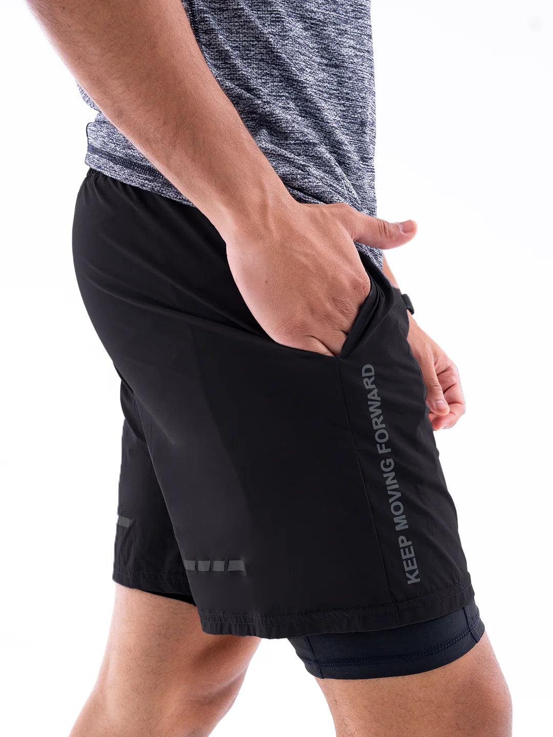 PANTALONETA NITROFIT M1- NEGRO