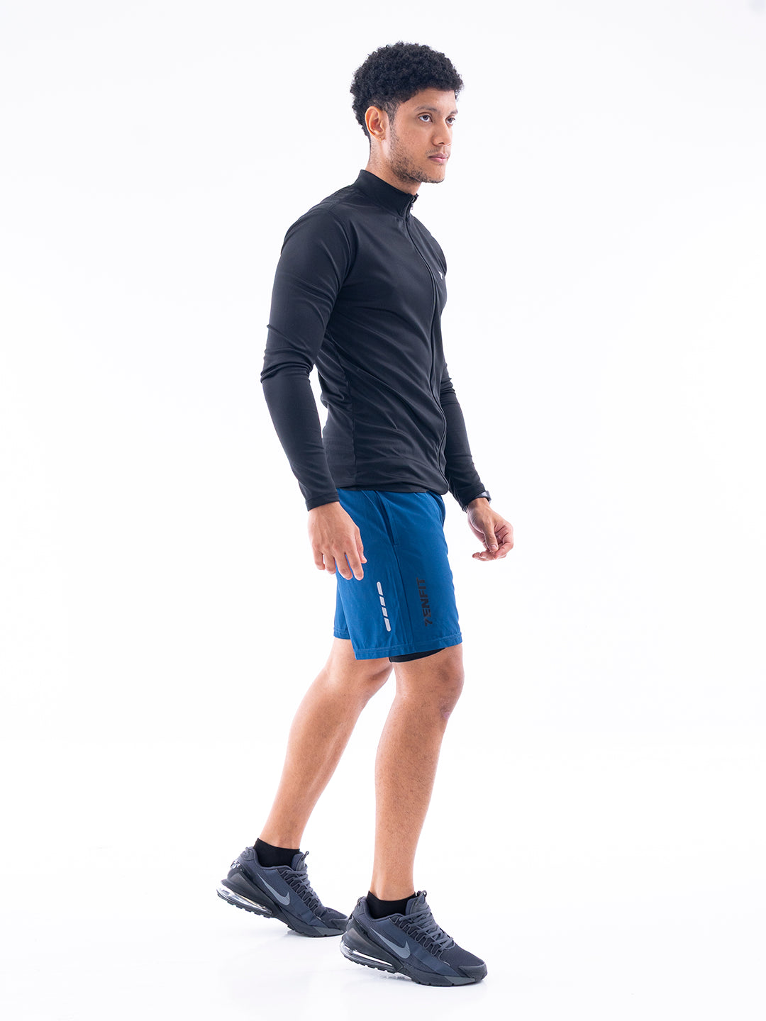 PANTALONETA NITROFIT M1 - AZUL PETRÓLEO